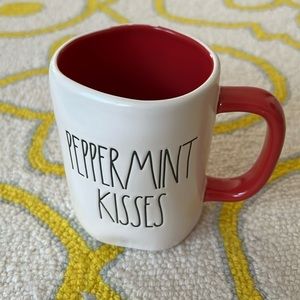 RAE DUNN Peppermint Kisses Mug